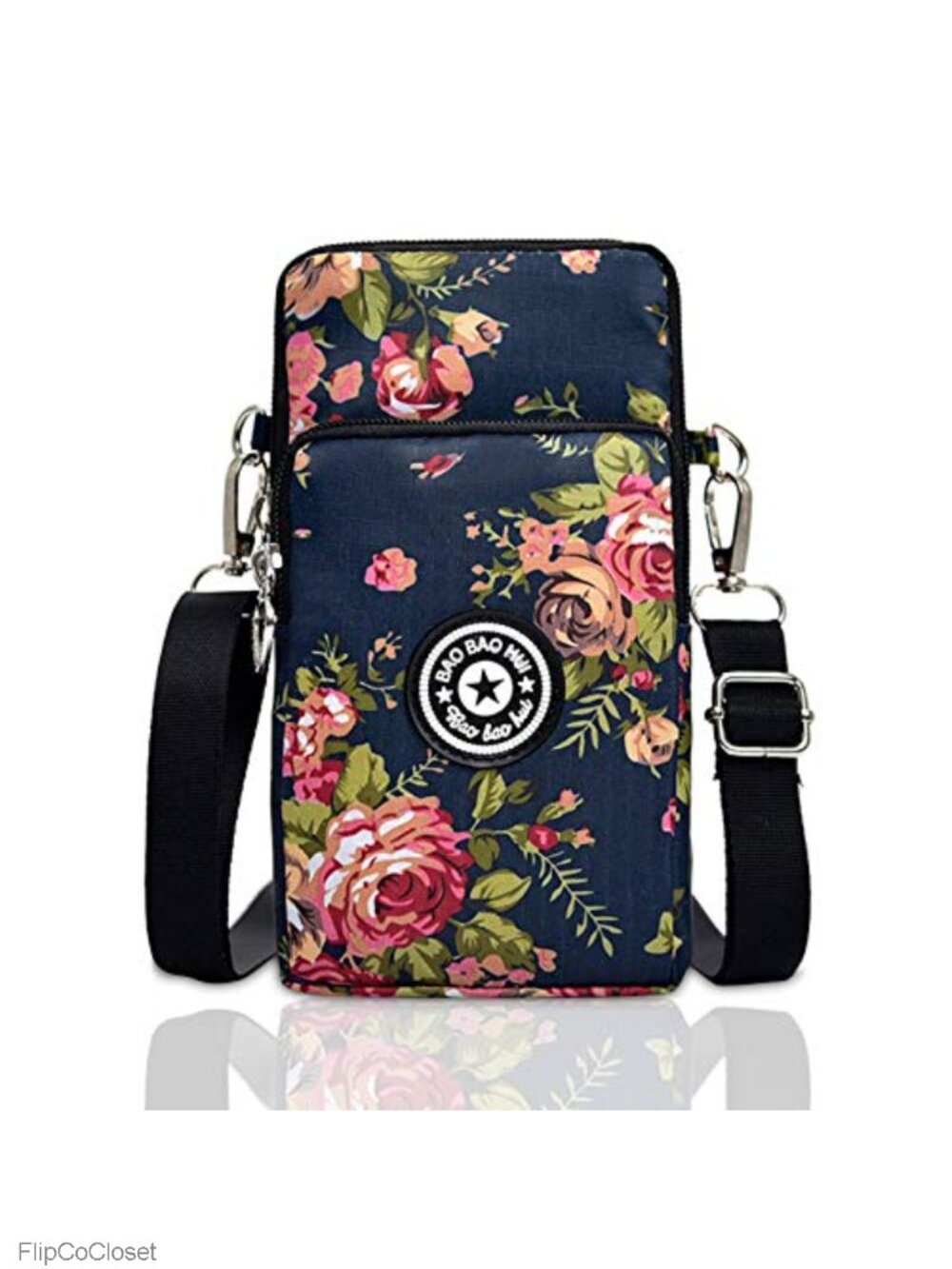 Lightweight Nylon Crossbody Bag Small Cell Phone Purse